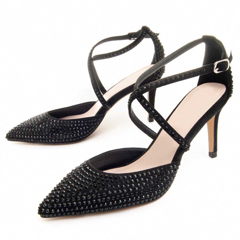 Montevita Buty Na Obcasie Festshoe4 Czarny