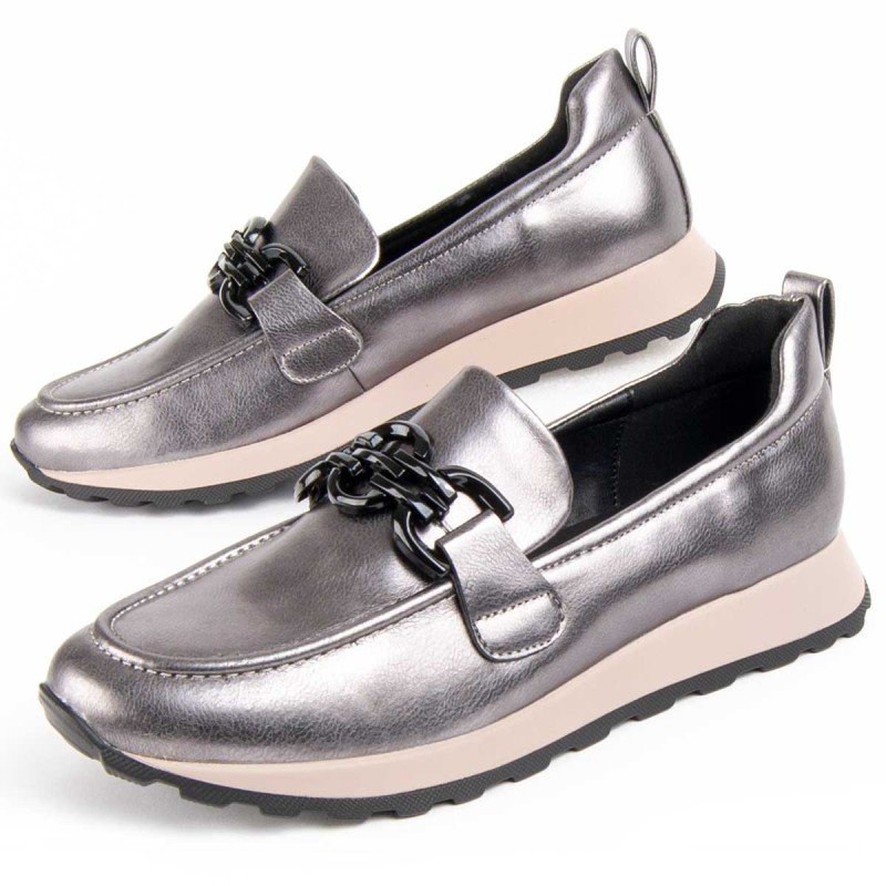 Montevita Buty Klinowe Caden Szary
