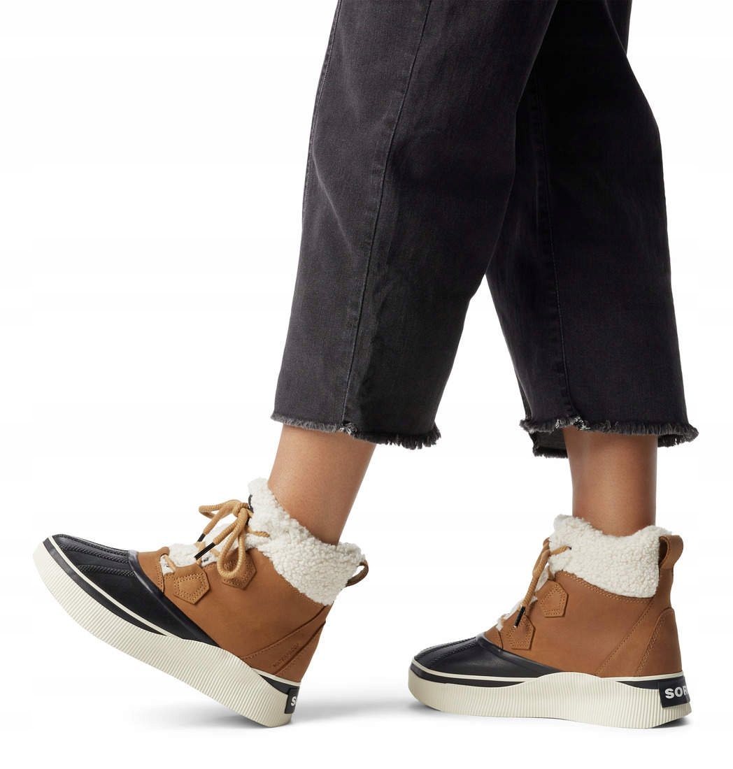 Śniegowce damskie Sorel OUT N ABOUT IV CHILLZ WP-Taffy Black 37,5