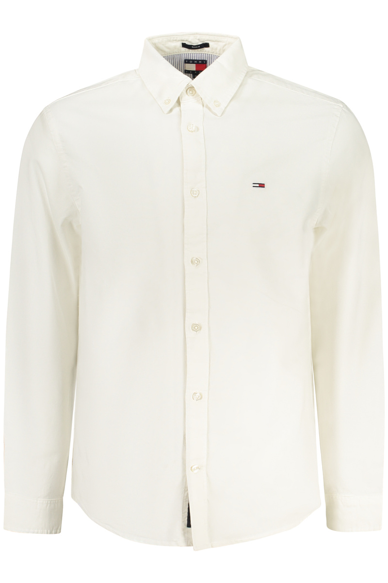 TOMMY HILFIGER KOSZULA Z DŁUGIM RĘKAWEM MĘSKA BIAŁA