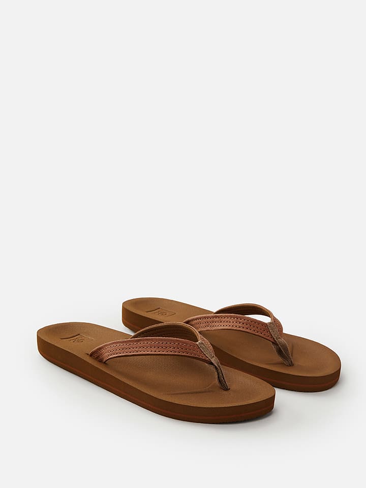 Rip Curl Japonki w kolorze jasnobrązowym