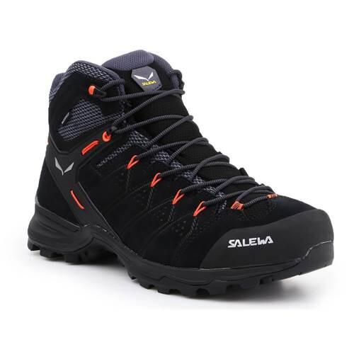 Salewa Alp Mate WP Mid Shoes Men, czarny/szary UK 9 | EU 43 2021 Trapery turystyczne