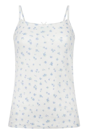Hunkemöller Top na ramiączkach Pointelle Biały