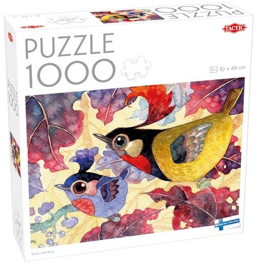 Puzzle 1000 Water color birds Tactic - puzzle