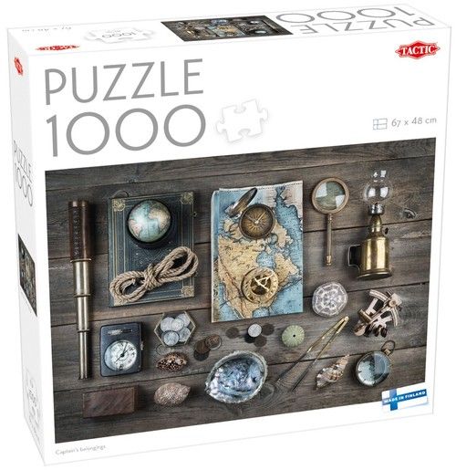 Puzzle 1000 Captain's belongings Tactic - puzzle