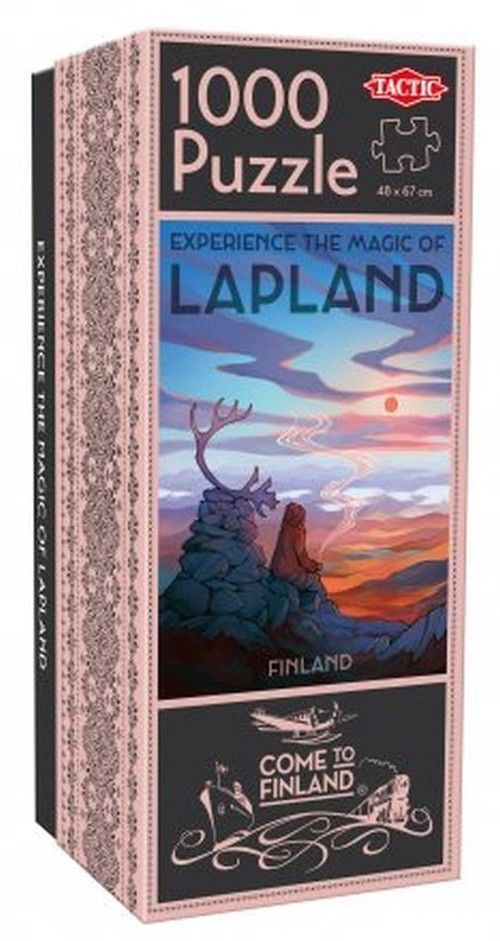 Puzzle 1000 Experience the magic of Lapland Come to Finland Tactic - puzzle