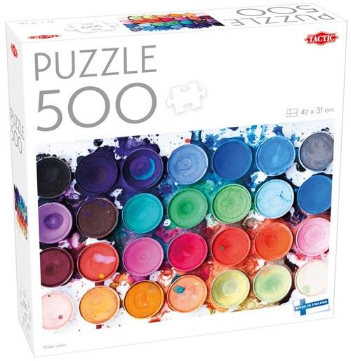 Puzzle 500 Water colors Tactic - puzzle