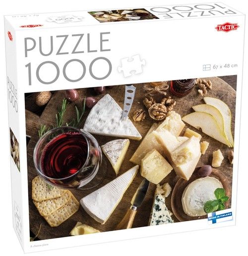 Puzzle 1000 A cheese plate Tactic - puzzle