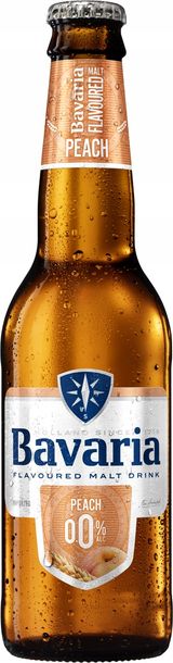 BAVARIA PIWO BEZALKOHOLOWE BRZOSKWINIA 0.0% 330ML X 6SZT