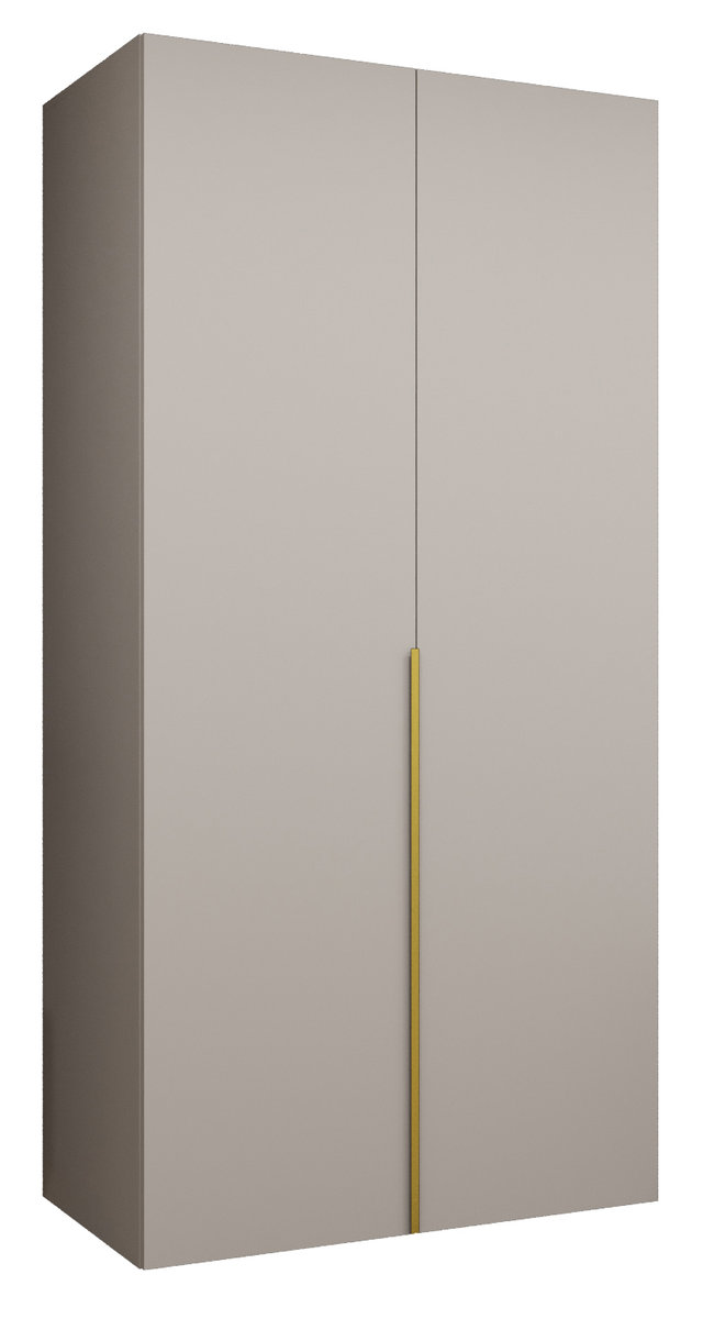 Szafa uchylna otwierana ALICANTE 1 100 wys. 202 cm Kaszmir + u. Złoty