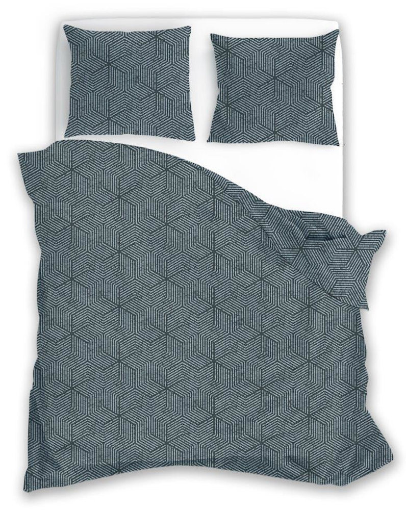Pościel 160X200 Mikrofibra Satynowa - Geometryczna Jodełka 007