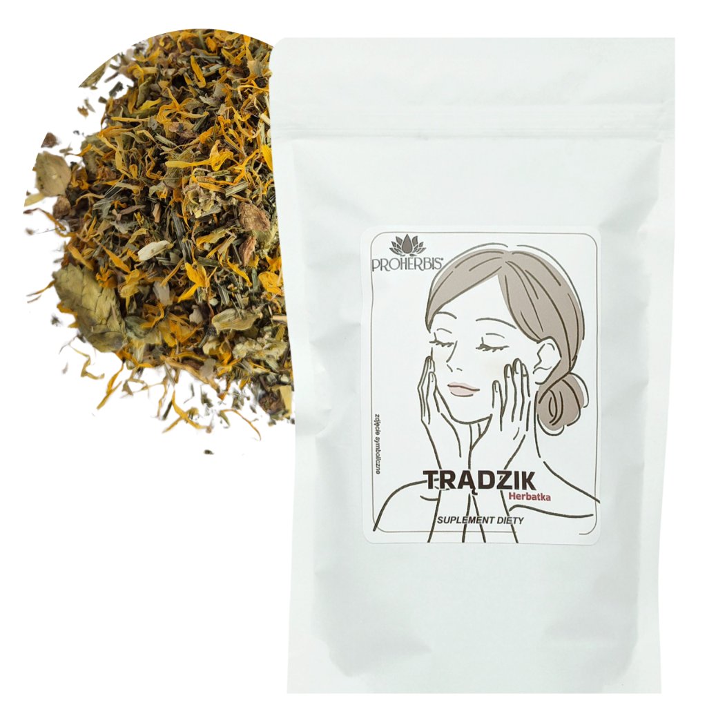 Herbatka ziołowa Na Trądzik 100g – Naturalna Mieszanka Oczyszczająca Skórę
