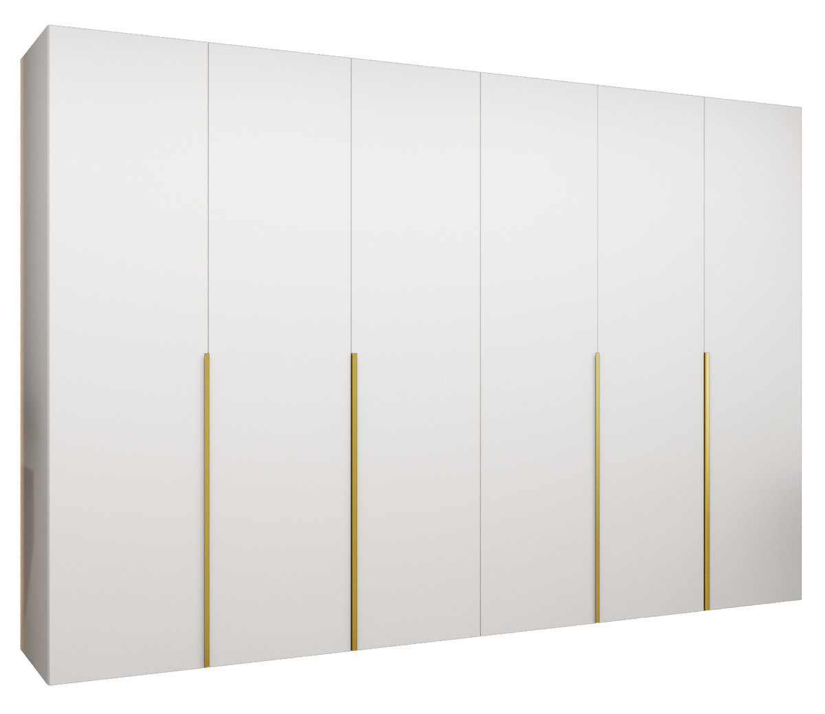 Szafa uchylna otwierana ALICANTE 1 300 wys. 202 cm Biały + u. Złoty