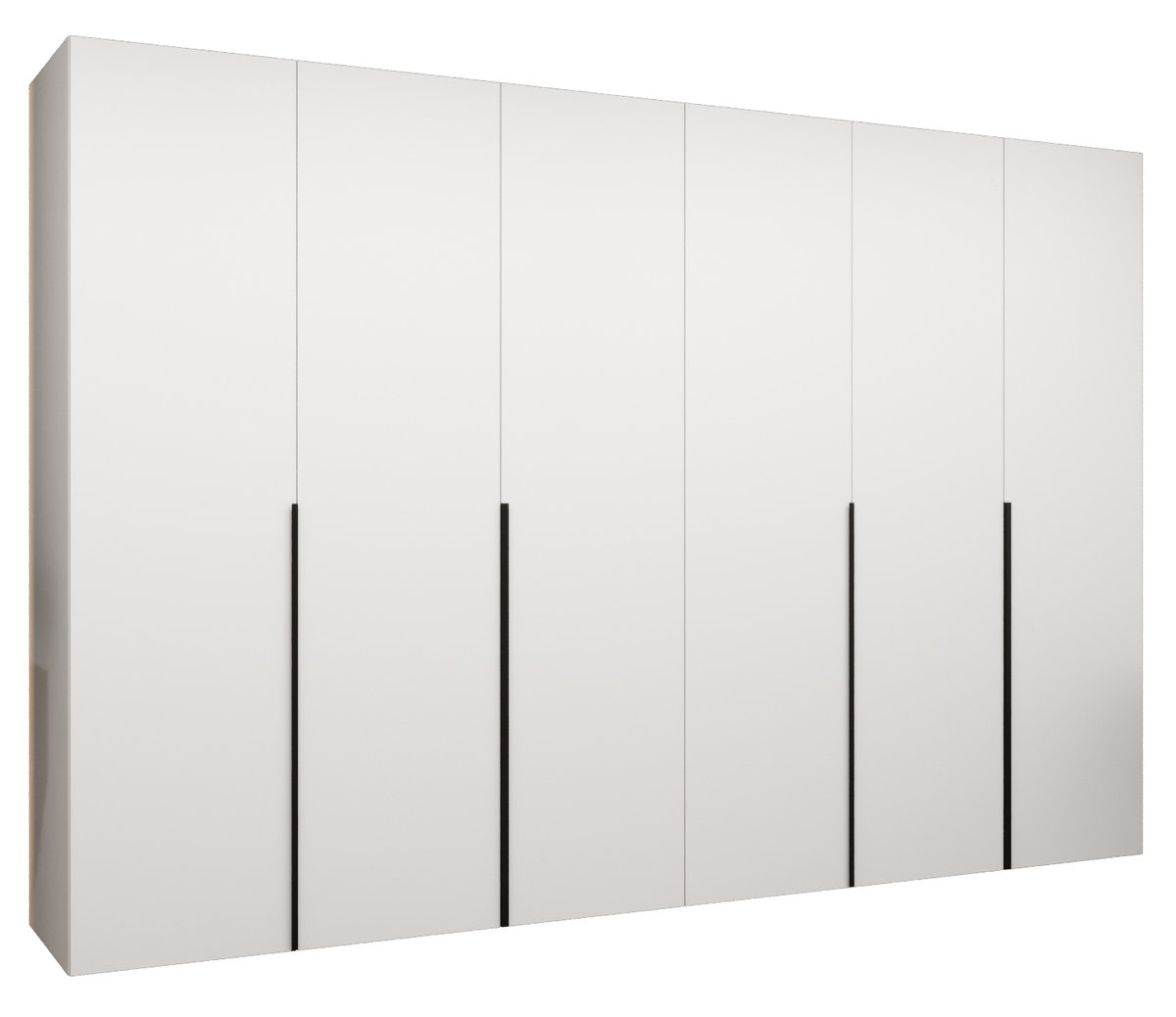 Szafa uchylna otwierana ALICANTE 1 300 wys. 202 cm Biały + u. Czarny