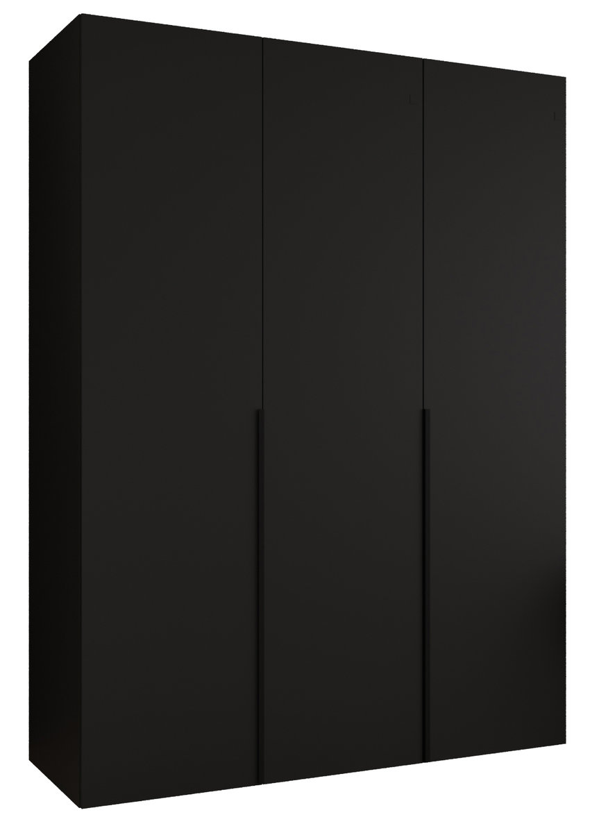 Szafa uchylna otwierana ALICANTE 1 150 wys. 202 cm Czarny + u. Czarny