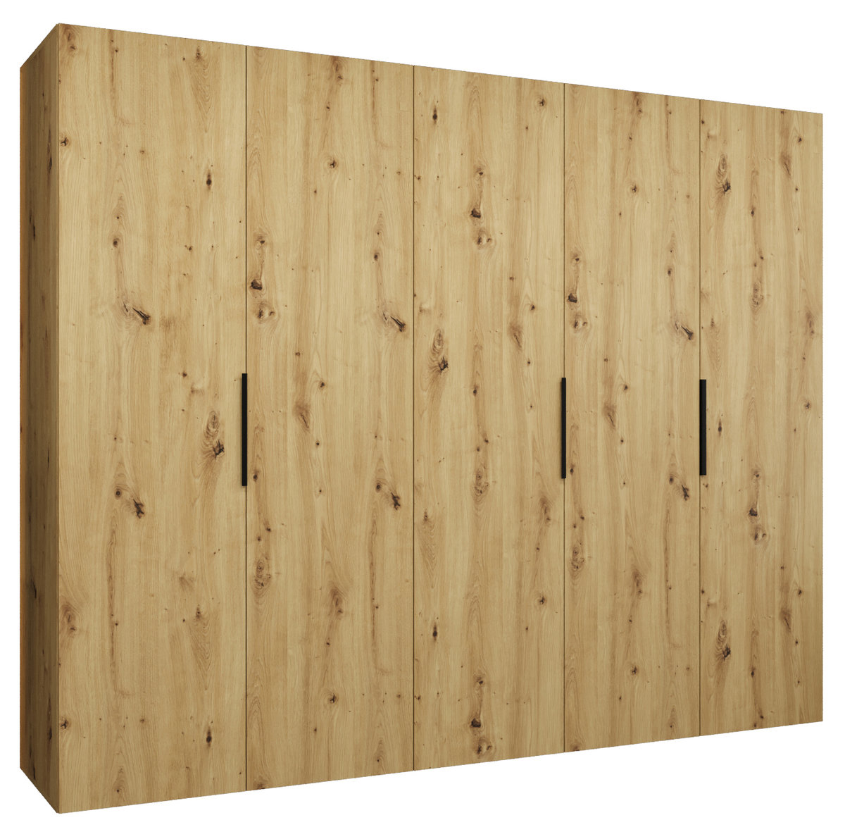 Szafa uchylna otwierana MARBELLA 1 250 wys. 202 cm Artisan + u. Czarny