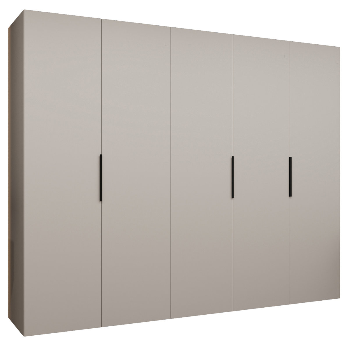 Szafa uchylna otwierana MARBELLA 1 250 wys. 202 cm Kaszmir + u. Czarny