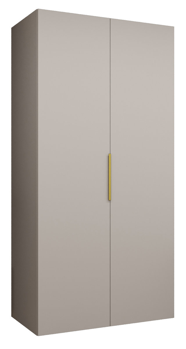 Szafa uchylna otwierana MARBELLA 1 100 wys. 202 cm Kaszmir + u. Złoty