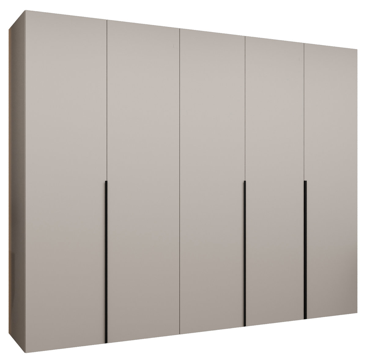 Szafa uchylna otwierana ALICANTE 1 250 wys. 202 cm Kaszmir + u. Czarny