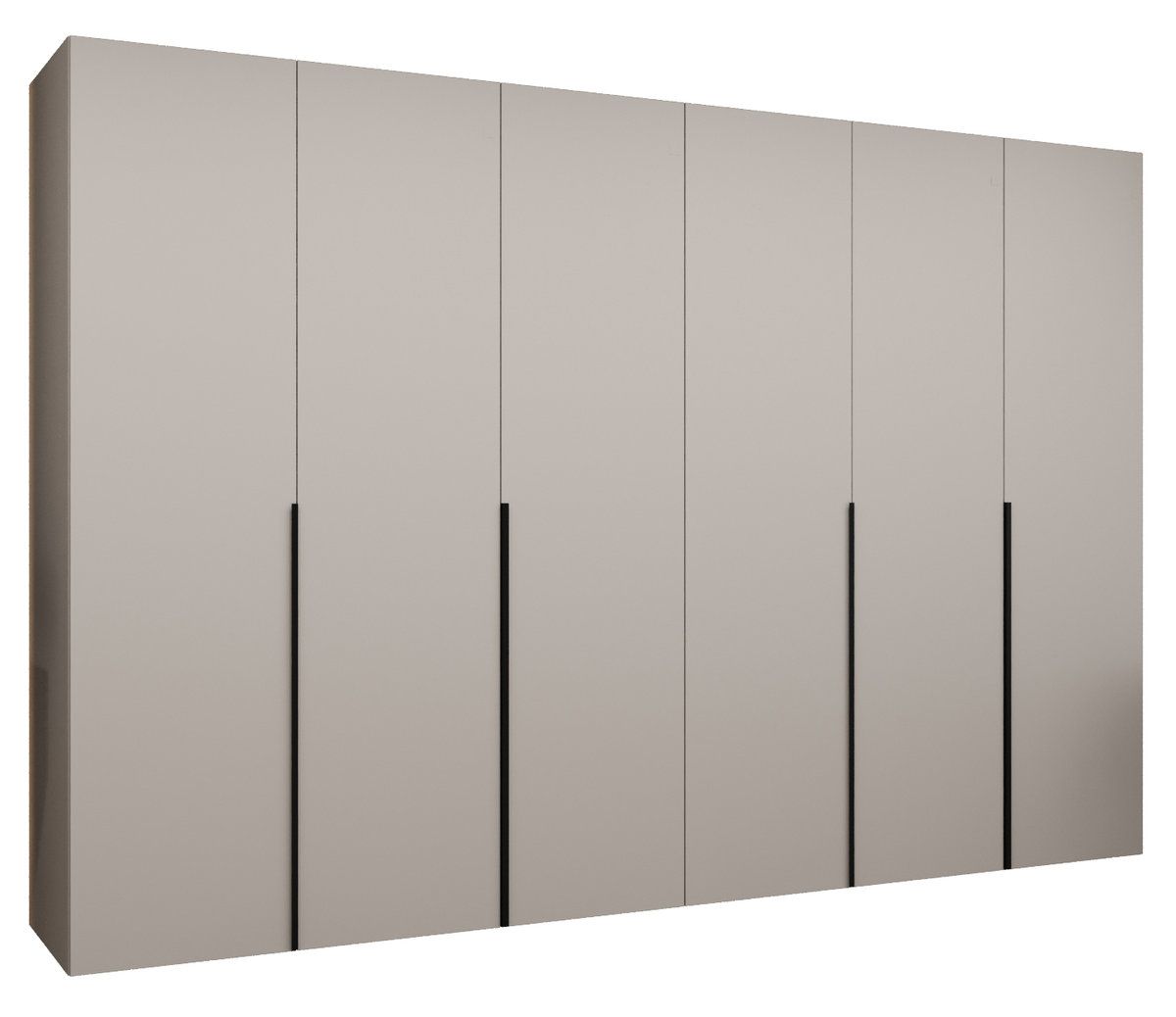 Szafa uchylna otwierana ALICANTE 1 300 wys. 202 cm Kaszmir + u. Czarny