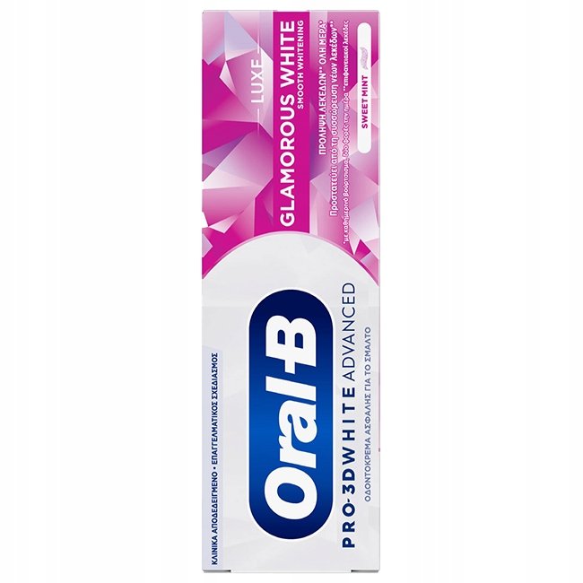 Oral-B Pro 3D White Advanced Luxe GLAMOROUS WHITE - Pasta do zębów - 75ml