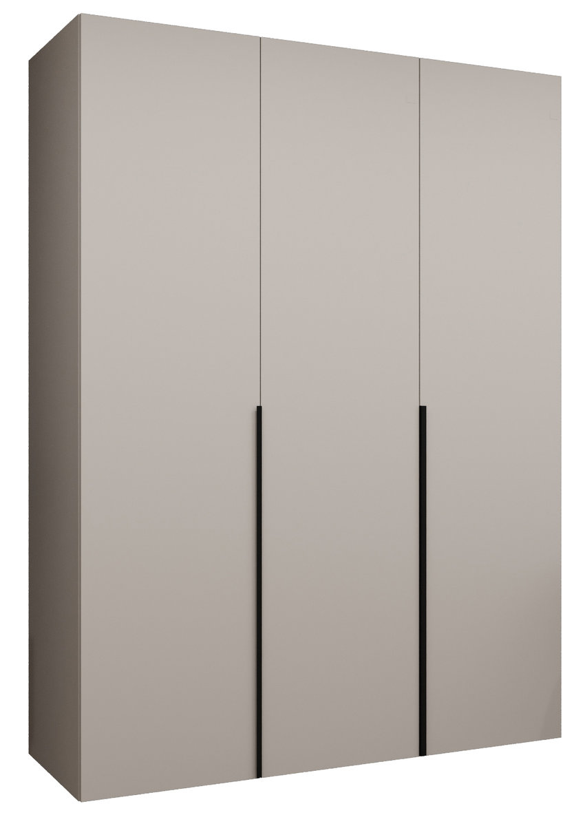 Szafa uchylna otwierana ALICANTE 1 150 wys. 202 cm Kaszmir + u. Czarny