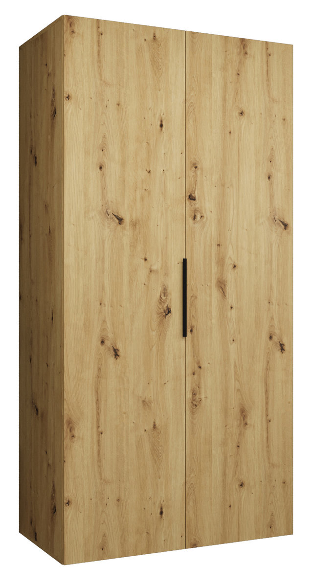 Szafa uchylna otwierana MARBELLA 1 100 wys. 202 cm Artisan + u. Czarny