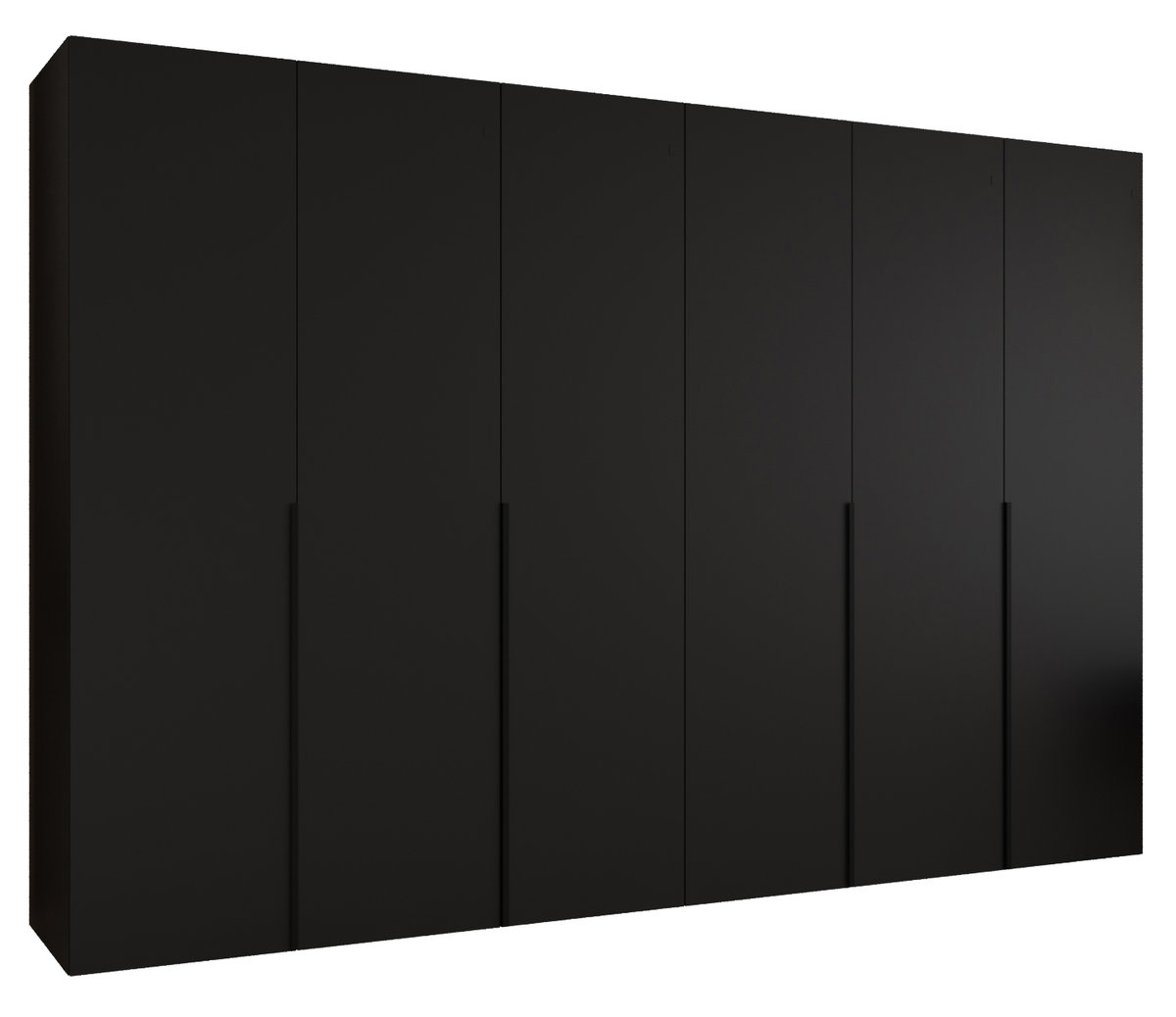 Szafa uchylna otwierana ALICANTE 1 300 wys. 202 cm Czarny + u. Czarny