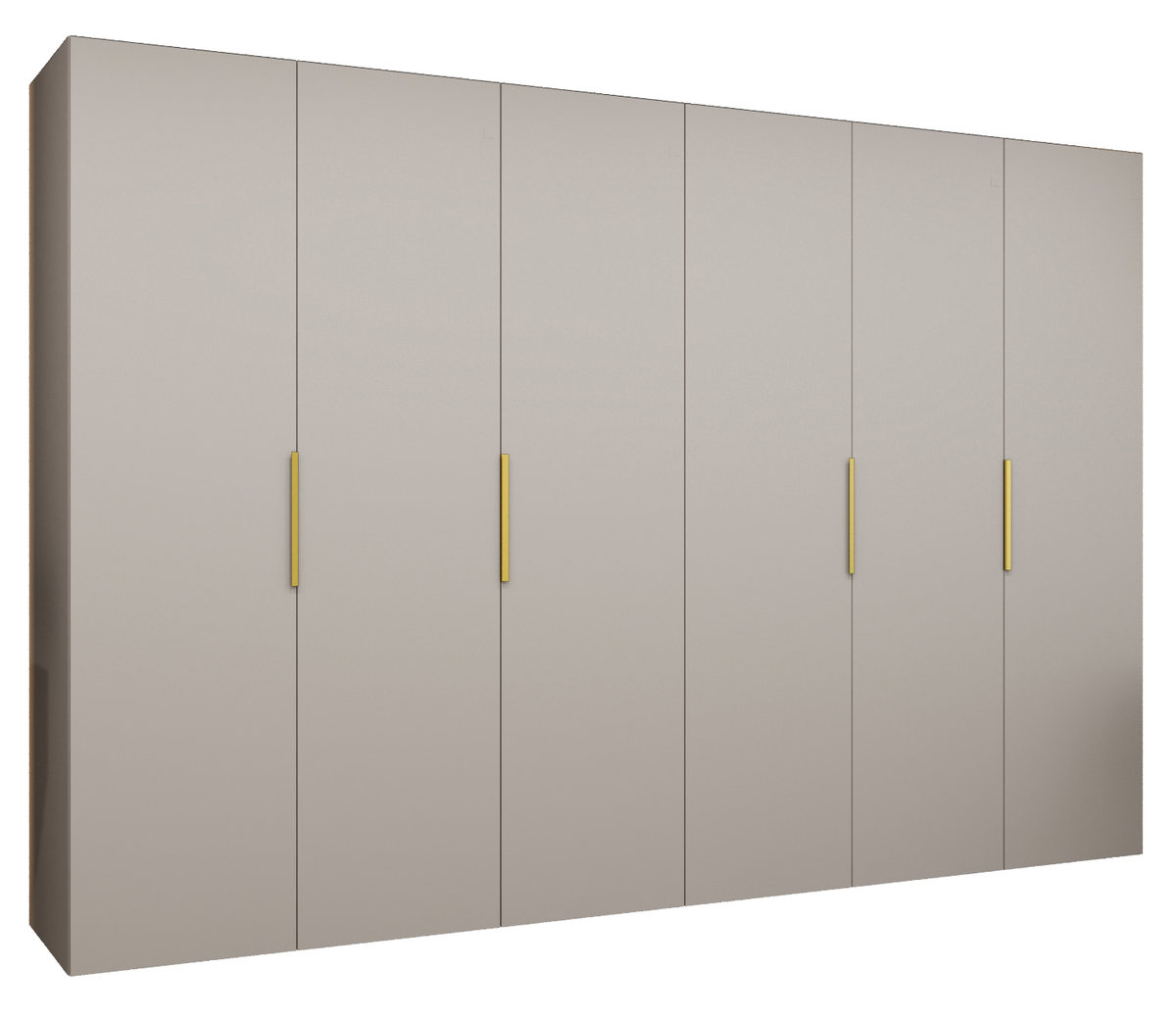 Szafa uchylna otwierana MARBELLA 1 300 wys. 202 cm Kaszmir + u. Złoty