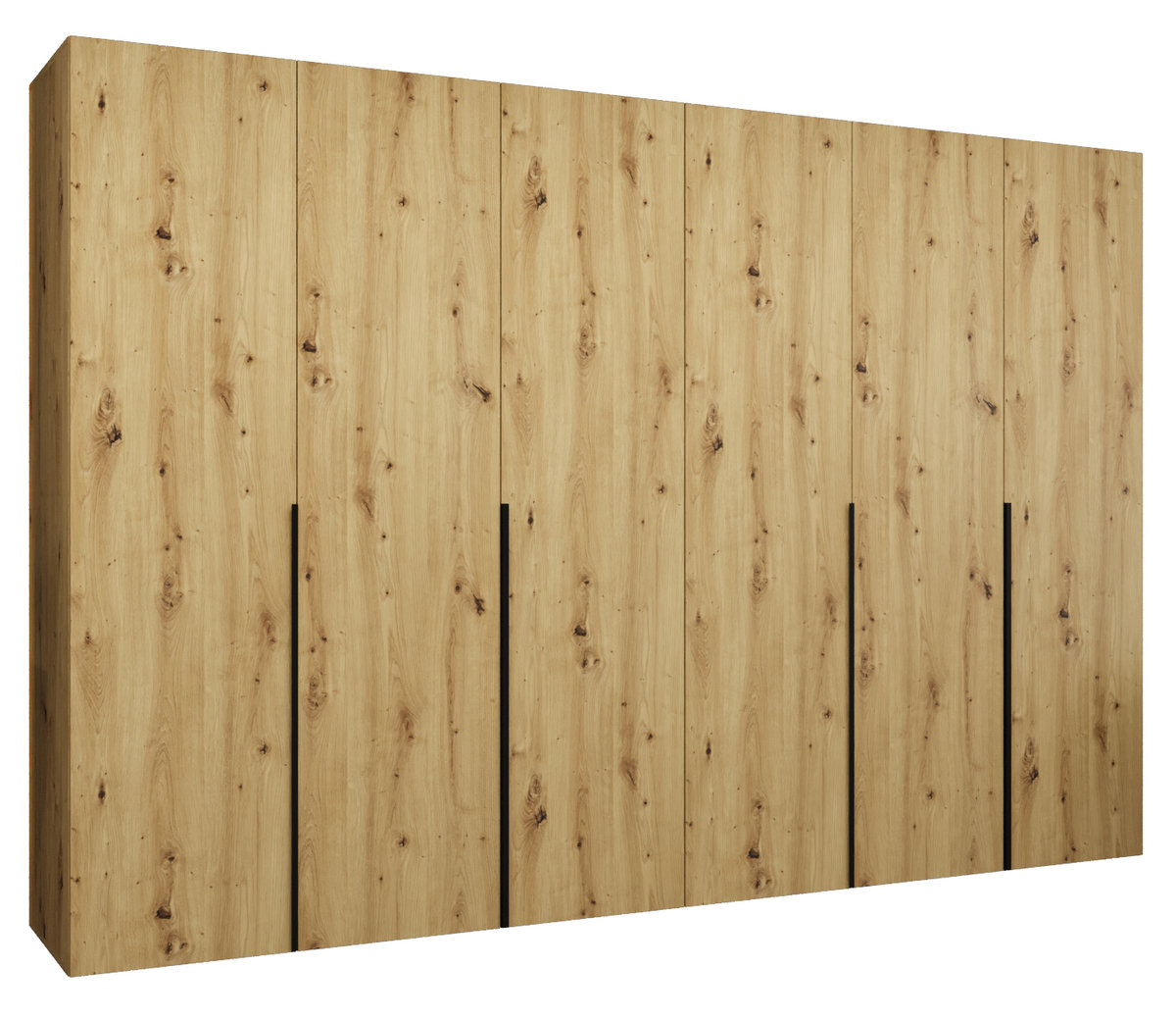 Szafa uchylna otwierana ALICANTE 1 300 wys. 202 cm Artisan + u. Czarny