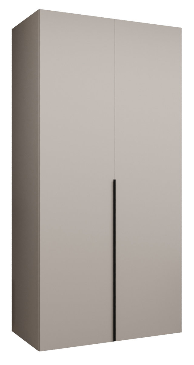 Szafa uchylna otwierana ALICANTE 1 100 wys. 202 cm Kaszmir + u. Czarny