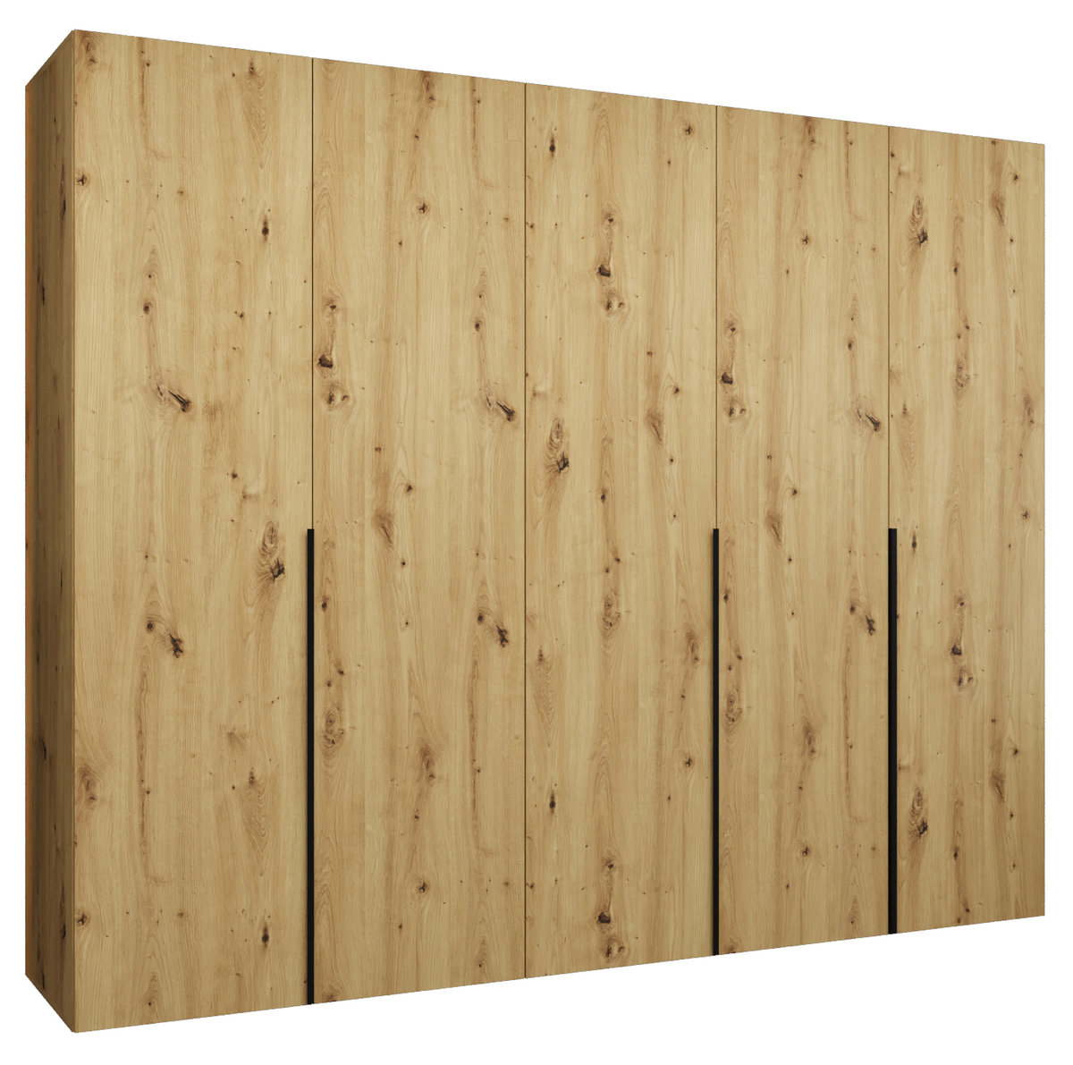 Szafa uchylna otwierana ALICANTE 1 250 wys. 202 cm Artisan + u. Czarny