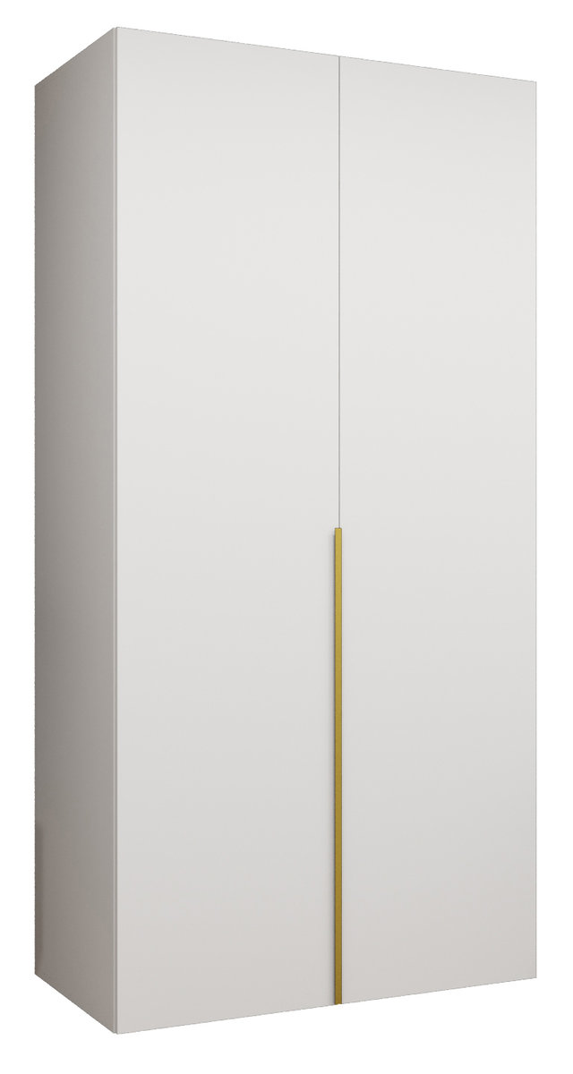 Szafa uchylna otwierana ALICANTE 1 100 wys. 202 cm Biały + u. Złoty