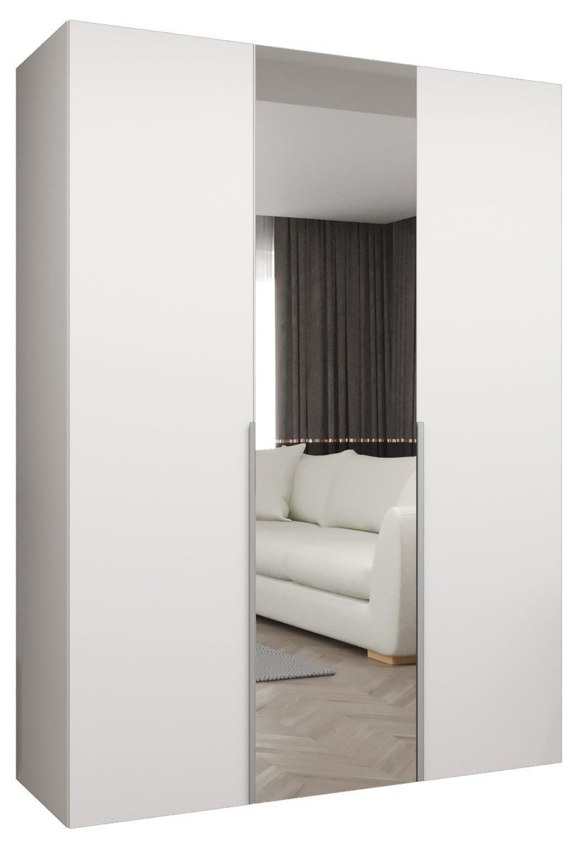 Szafa uchylna otwierana ALICANTE 2 150 wys. 202 cm Biały + u. Kaszmir
