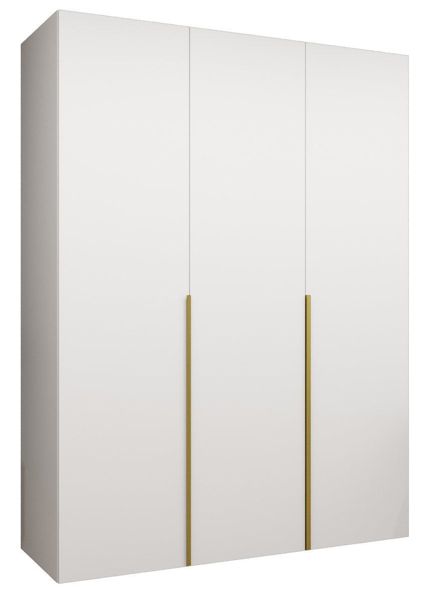 Szafa uchylna otwierana ALICANTE 1 150 wys. 202 cm Biały + u. Złoty