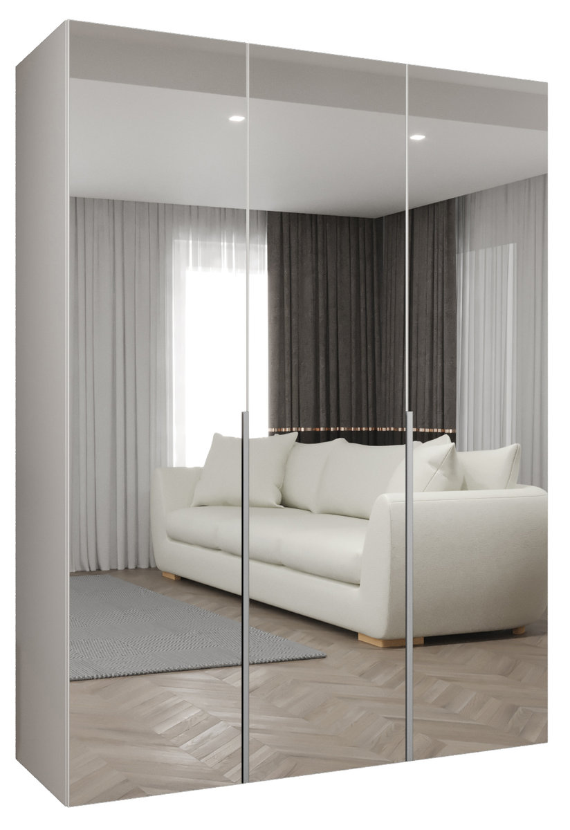 Szafa uchylna otwierana ALICANTE 3 150 wys. 202 cm Biały + u. Kaszmir