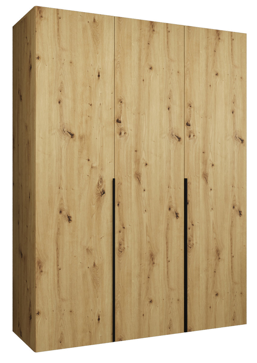 Szafa uchylna otwierana ALICANTE 1 150 wys. 202 cm Artisan + u. Czarny