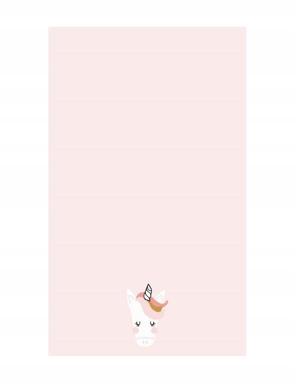 Różowy ręczniczek dla dzieci 30x50cm do twarzy i dłoni z motywem jednorożca
