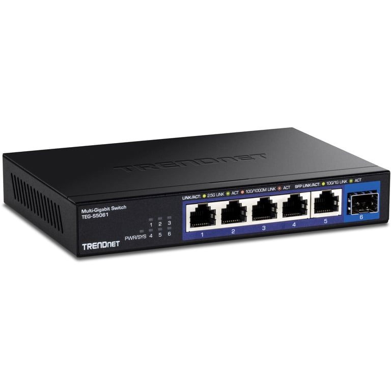 Trendnet TEG-S5061 łącza sieciowe Nie zarządzany TEG-S5061