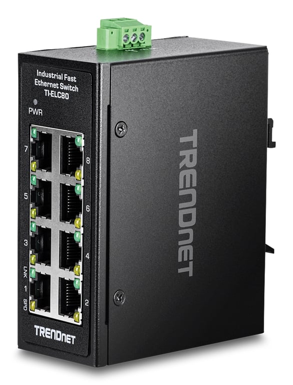Trendnet TI-ELC80 łącza sieciowe Nie zarządzany TI-ELC80
