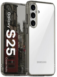 Bizon Etui Case Halo do Galaxy S25, przydymione-czarne