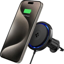Spigen Uchwyt samochodowy OneTap Pro 3 CryoMax ITS13WC AirVent Hook Qi do MagSafe na kratkę nawiewu, czarny