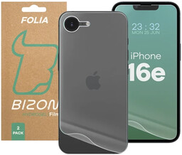 Bizon Folia hydrożelowa na tył i przód Glass Hydrogel Pack do iPhone 16e