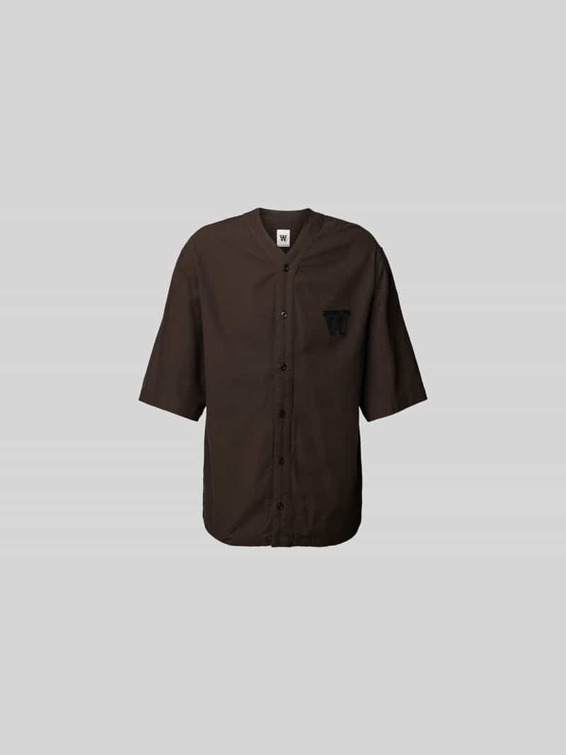 Koszula casualowa o kroju regular fit z imitacji dzianiny