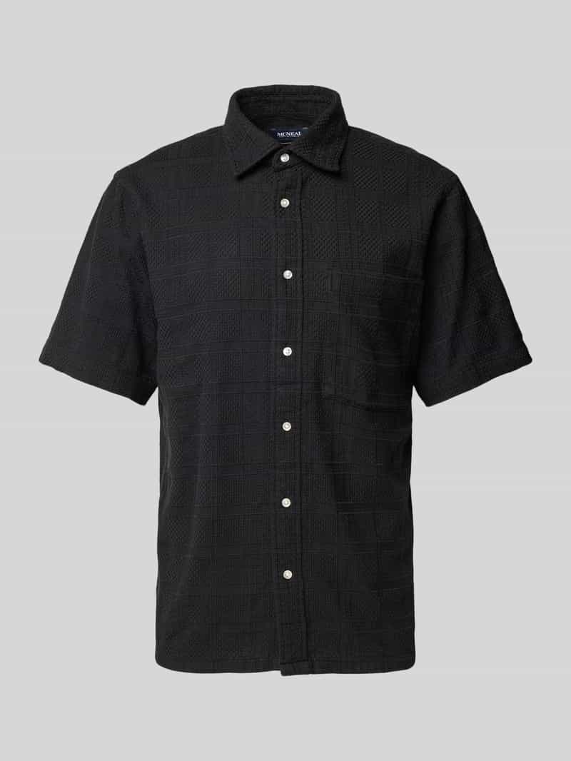 Koszula casualowa z kołnierzykiem typu kent