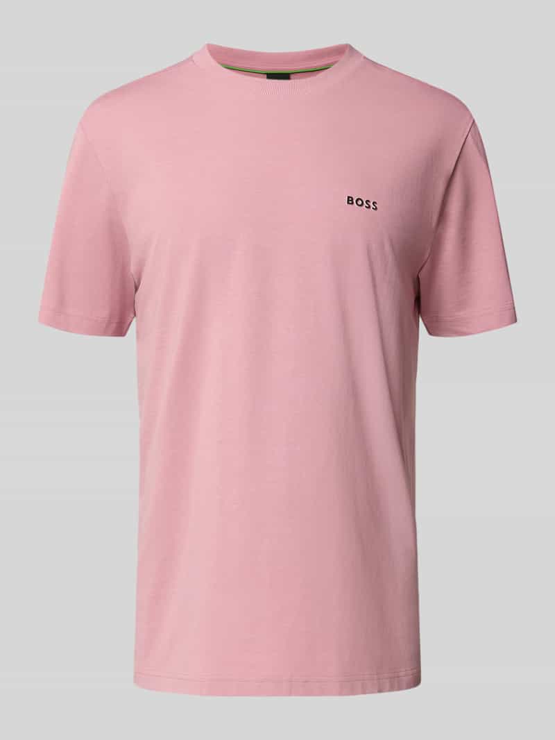 T-shirt o kroju regular fit z mieszanki bawełny