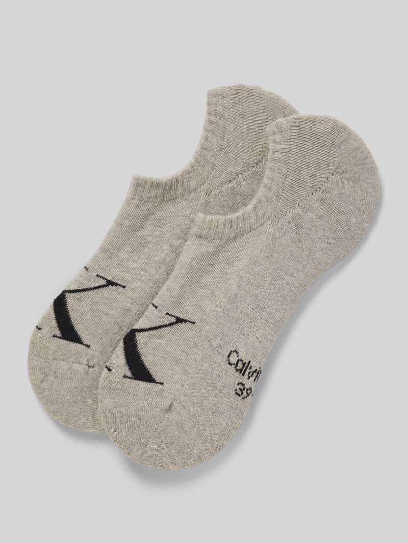 Skarpetki stopki z wyhaftowanym logo w zestawie 2 szt.