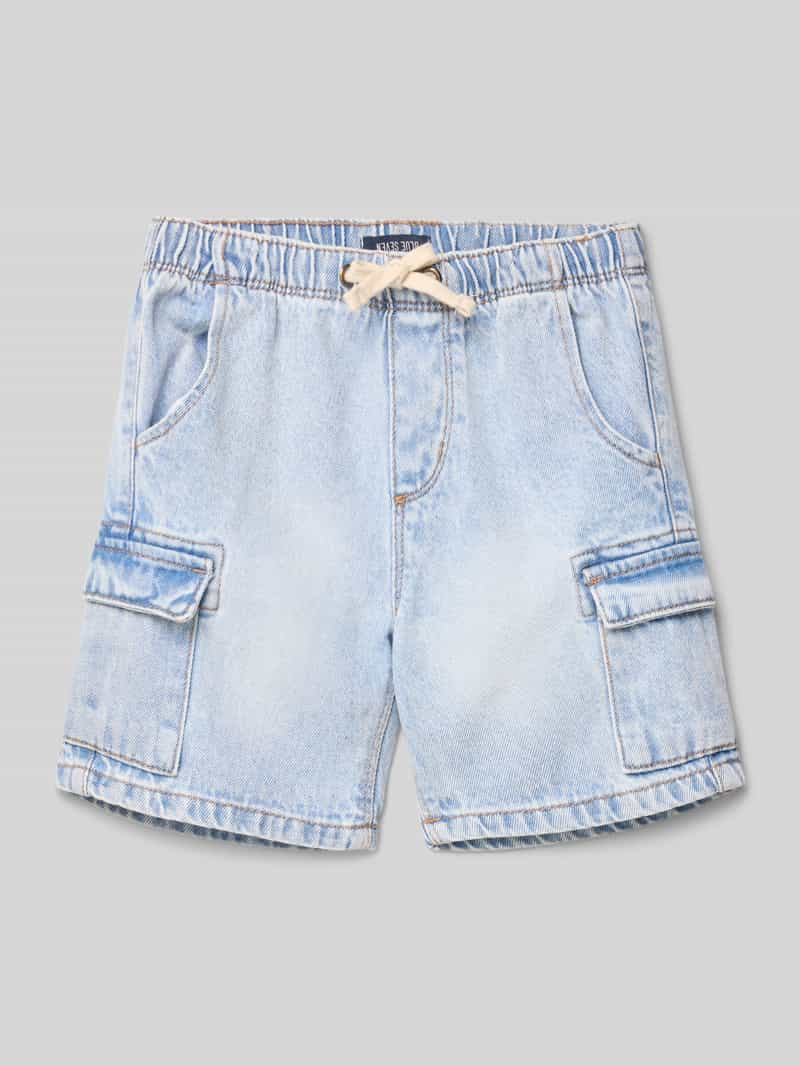 Szorty jeansowe o kroju regular fit z czystej bawełny
