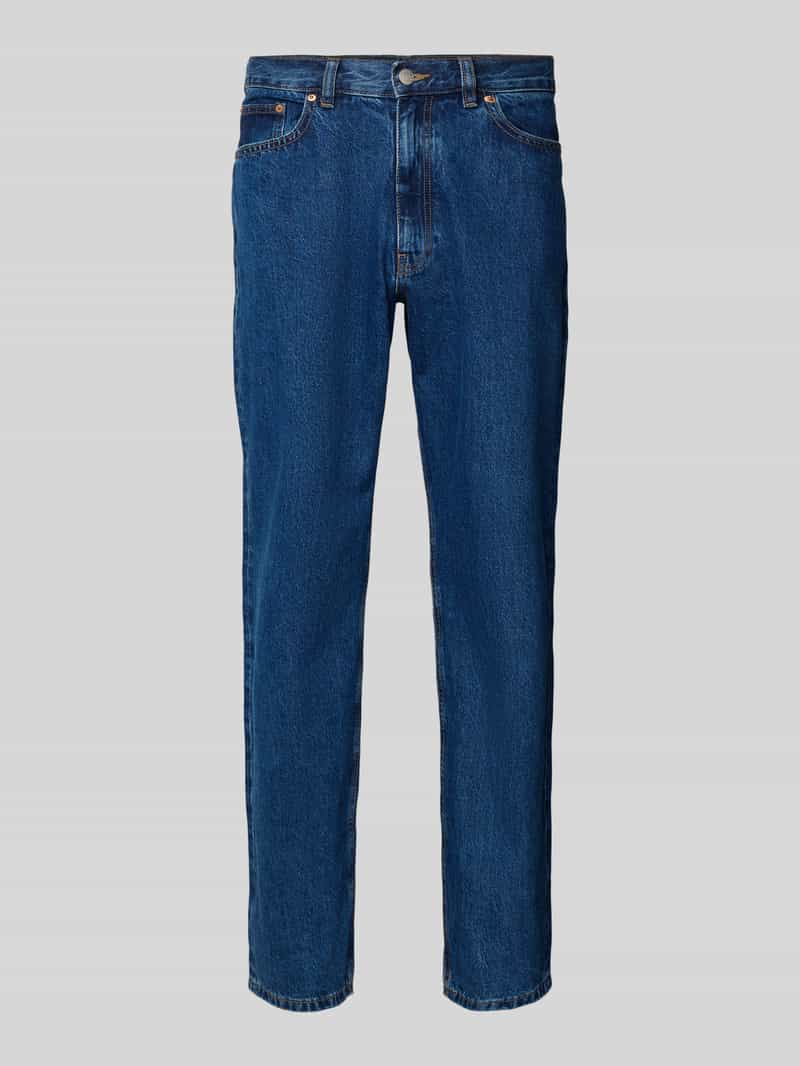 Jeansy o kroju baggy fit z detalami z logo