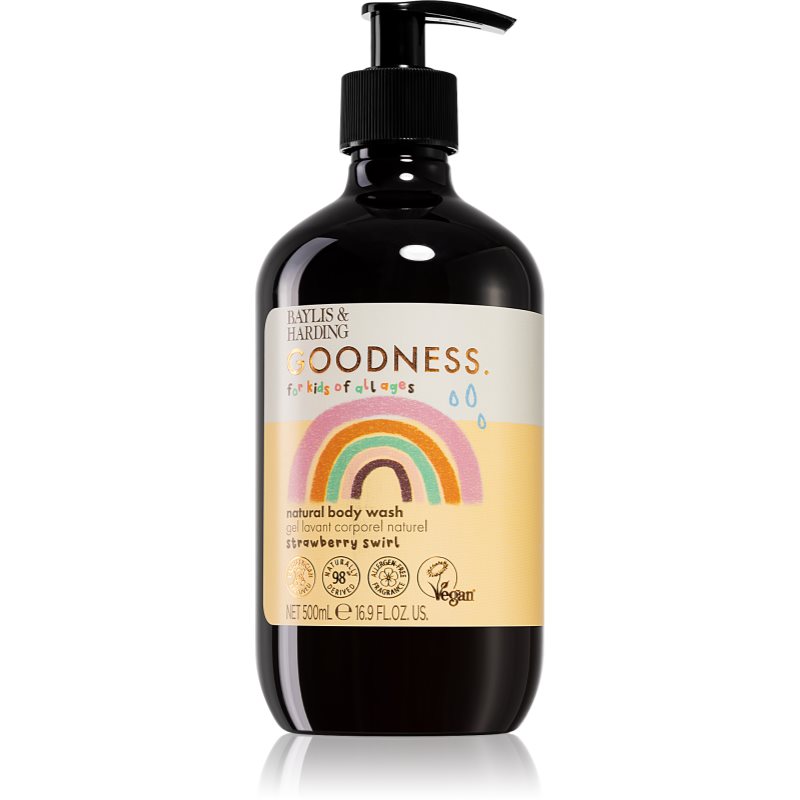 Baylis & Harding Goodness Strawberry Swirl delikatny żel do mycia dla dzieci od urodzenia 500 ml